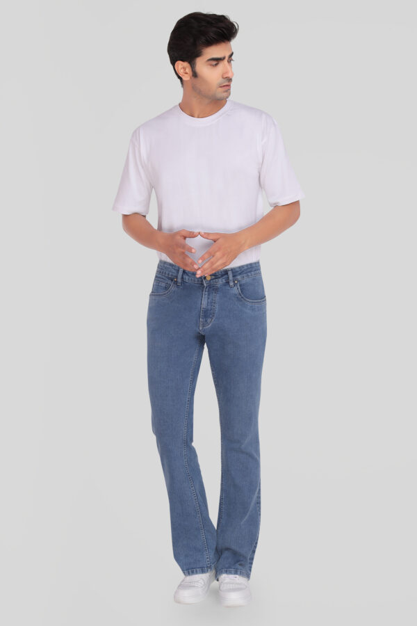 Boot Cut - Mid Blue - Image 4